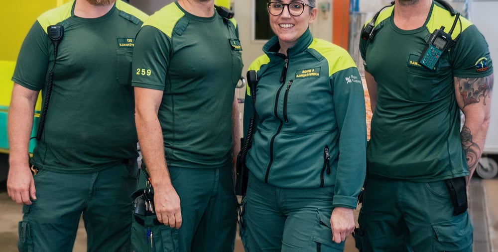 Andreas Färnstedt, sjuksköterska
Daniel Björkman, ambulanssjuksköterska
Sofie Smedberg, sjuksköterska
Christian Westman, sjuksköterska