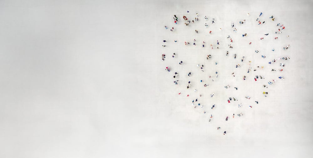 Hjärta av människor