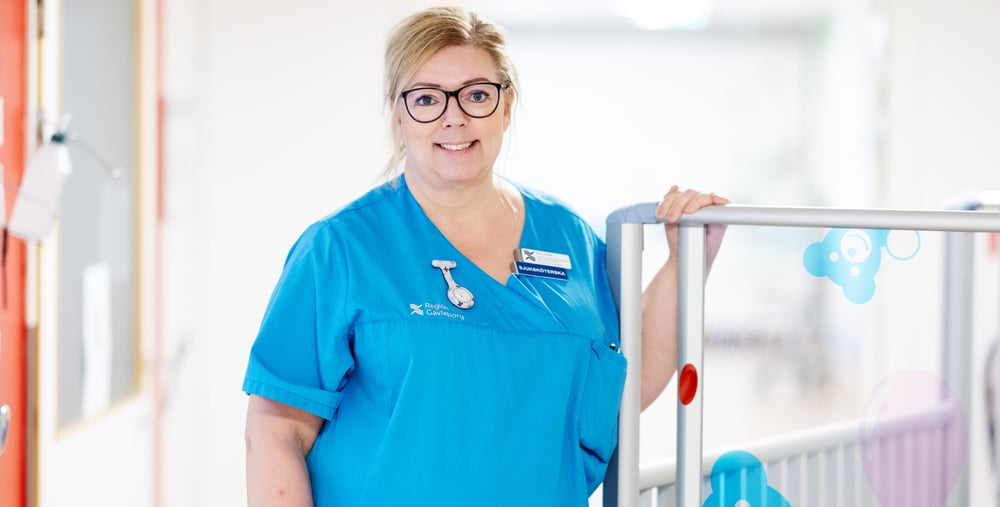 Ann-Sofie Johansson, barnsjuksköterska och ambassadör Gävleborgskraften