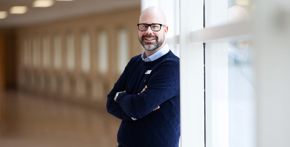 Marcus Olsson, bitr vårdenhetschef akutmottagning Hudiksvalls Sjukhus. Ambassadör Gävleborgskraften