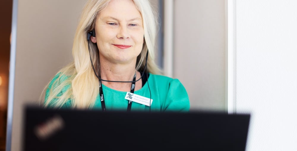 Anna-Karin Josefsson, medicinsk sekreterare.
