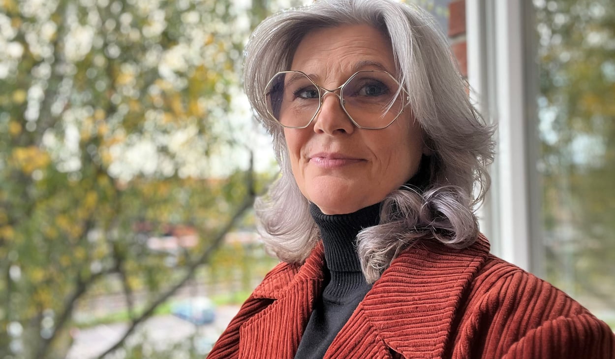 porträtt Britt-Inger Loman, programledare FVIS-programmet Region Gävleborg